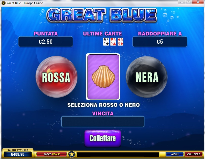 Great Blue gioco Bonus