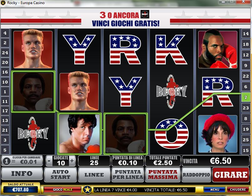 Playtech lancia slot machine Rocky