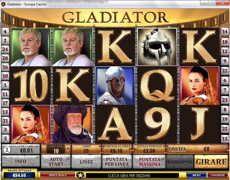 Slot il gladiatore