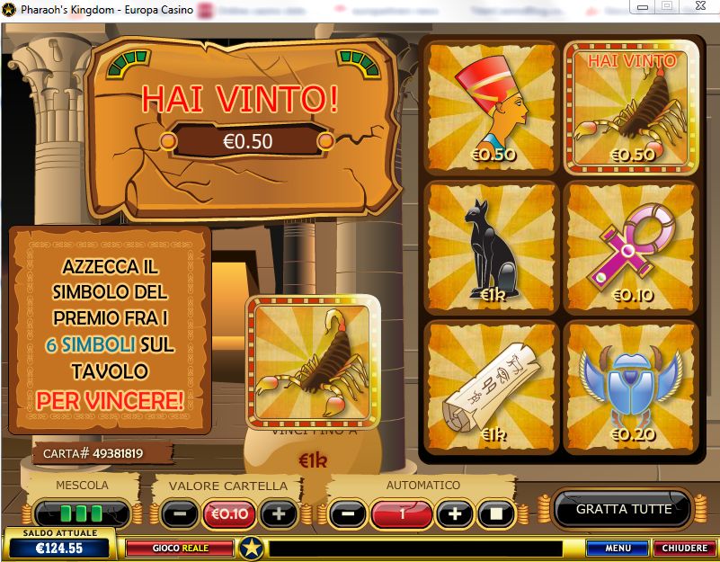 gratta-vinci-pharaohs-kingdom