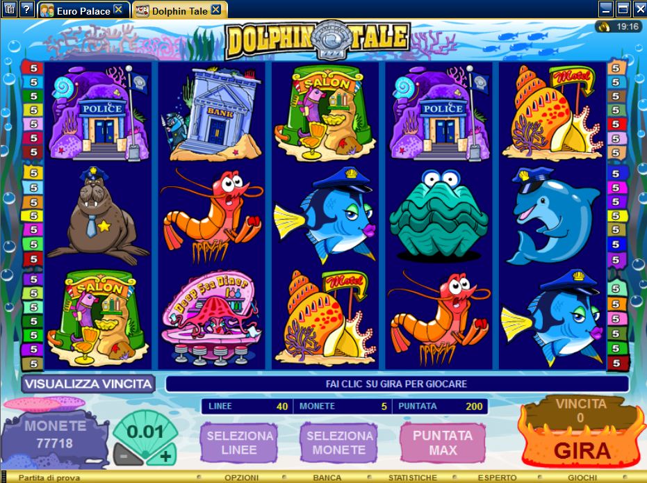 Dolphin poker machine