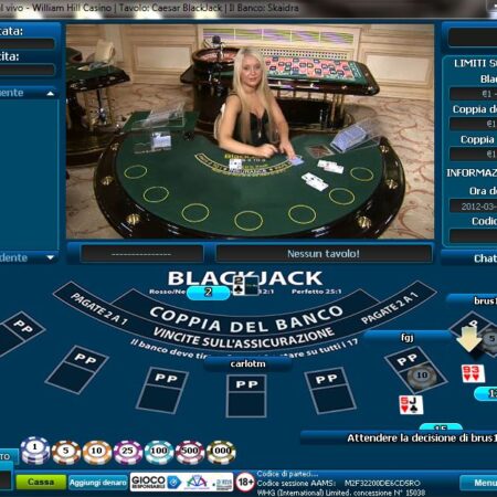 Termini e opzioni usati nel Blackjack Online