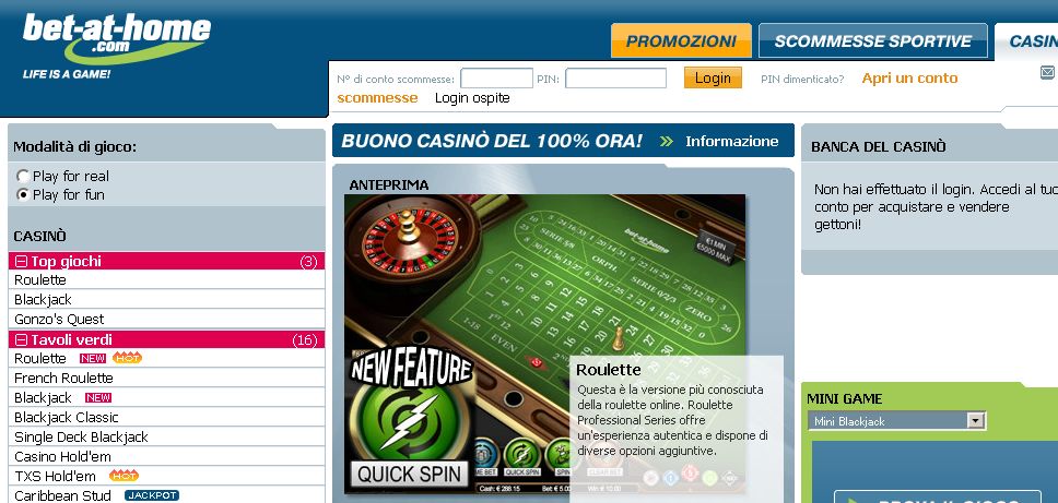 bet at home