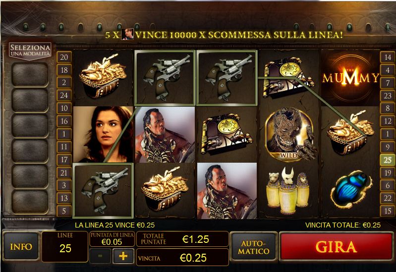 Recensione Slot Machine The Mummy - Gioca Gratis