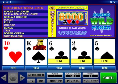 video-poker-tabelle-pagamento