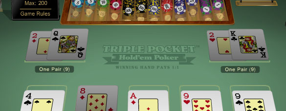 Triple Pocket Hold'em-regole